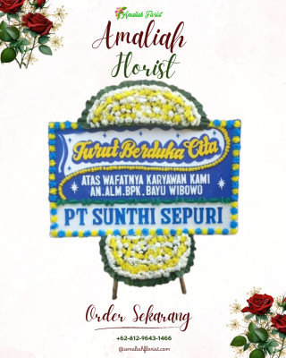 Papan Bunga Duka di Lamaru